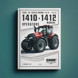 Case IH David Brown 1410 1412 Tractor Operators Operator's Manual PDF