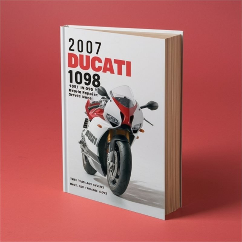2007 Ducati 1098 1098S ( Informative DIY ) Service Repair Workshop Manual PDF