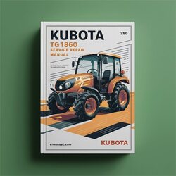 Kubota TG1860 TG1860G Service Repair Workshop Manual PDF