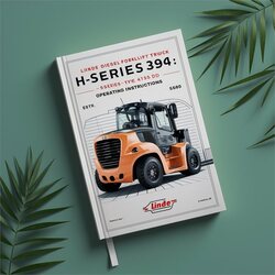 Linde Diesel Forklift Truck H-series Type 394: H40D H45D H50D Operating (user ) Service Repair Workshop Manual PDF