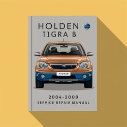 2004-2009 Holden Tigra Service Repair Workshop Manual PDF