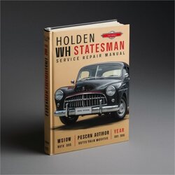 Holden WH Series Statesman Service Repair Workshop Manual PDF