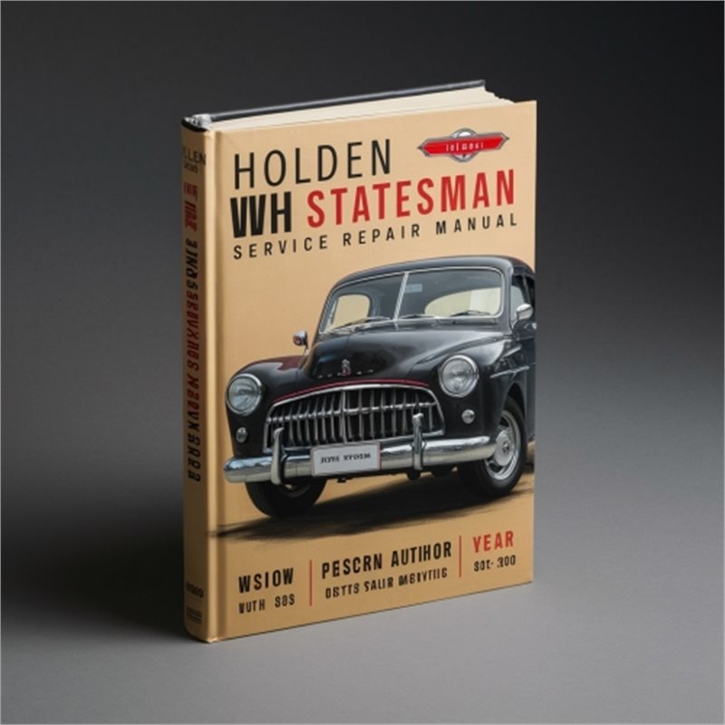 Holden WH Series Statesman Service Repair Workshop Manual PDF
