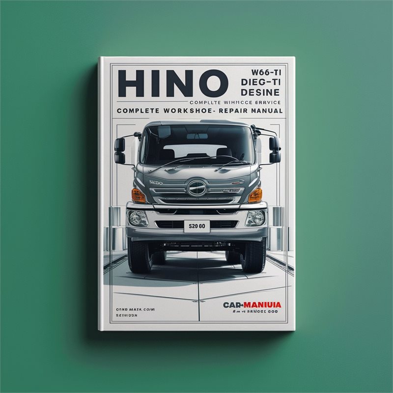 Hino W06D Ti Diesel Engine Service Repair Workshop Manual PDF