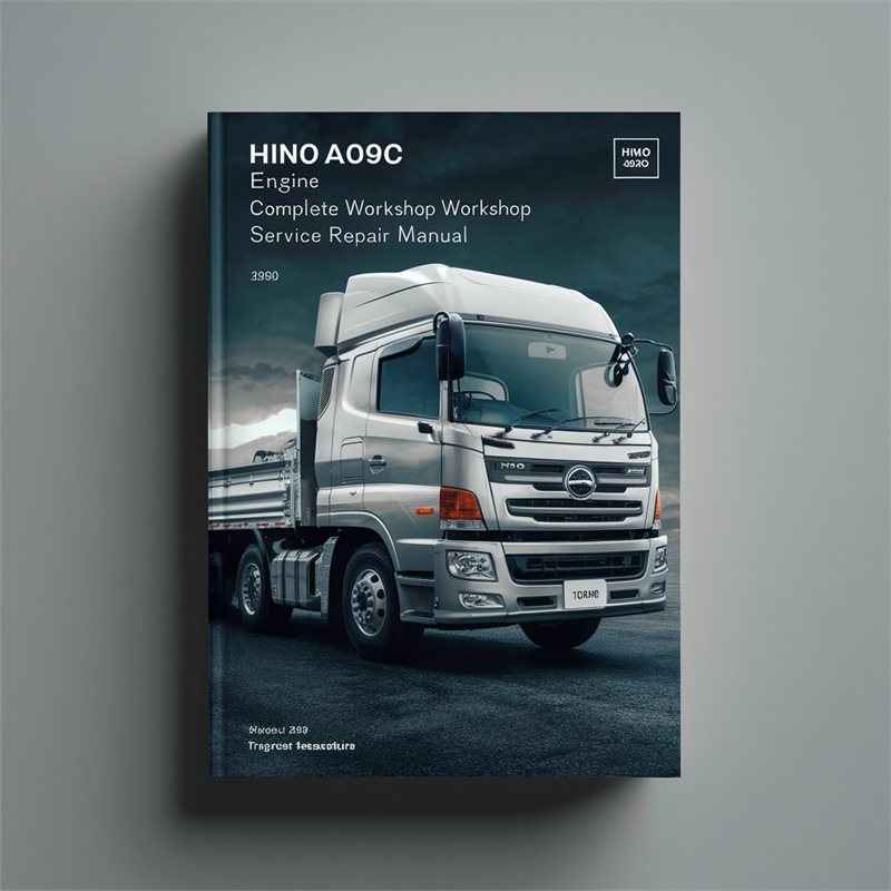 Hino A09C Engine Service Repair Workshop Manual PDF
