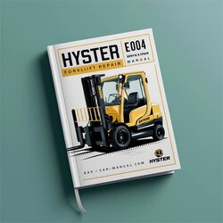 Hyster E004 (S100XM) Forklift Service Repair Workshop Manual PDF
