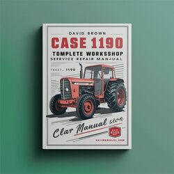 David Brown Case 1190 Tractor Service Repair Workshop Manual PDF