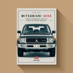 Mitsubishi 4D56 Engine Service Repair Workshop Manual PDF