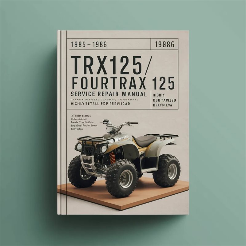 1985-1986 Jeep Transmissions Repair & Rebuild TRX125 / Fourtrax 125 (highly Fsm Preview) Service Workshop Manual PDF