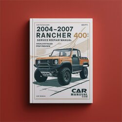2004-2007 Honda Pilot Rancher 400 AT (trx400fa / Trx400fga) (highly FSM Preview) Service Repair Workshop Manual PDF