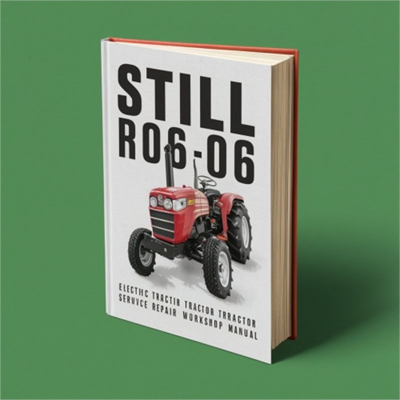 Still R06-06 Electric Tractor Service Repair Workshop Manual PDF