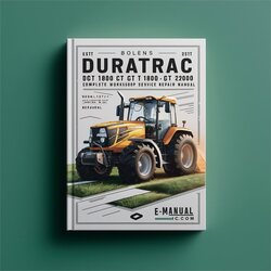 2000 Bolens Duratrac DGT 1800 GT Lawn Tractor Service Repair Workshop Manual PDF