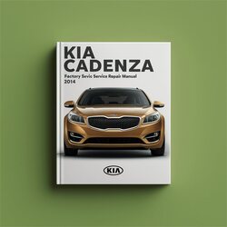 2014 Kia Cadenza Service Repair Workshop Manual PDF