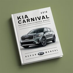 2016 Kia Carnival Service Repair Workshop Manual PDF