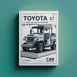 Toyota 5 6 7 Series Forklift Truck Service Repair Workshop Manual PDF