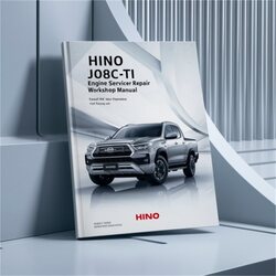 Hino J08C-TI Engine Service Repair Workshop Manual PDF