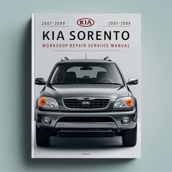 2007-2009 Kia Sorento Service Repair Workshop Manual PDF