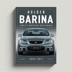 2002-2011 Holden Barina Service Repair Workshop Manual PDF