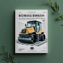 Bomag BW65H Walk-behind Double Drum Vibratory Roller Parts Catalog PDF