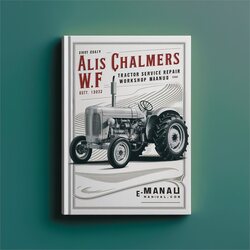 Manual de Reparación y Servicio para Tractor Allis Chalmers WF (PDF)