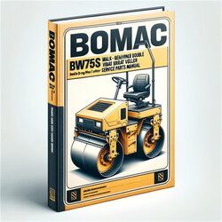 Bomag BW75S Walk-behind Double Drum Vibrating Roller Catalogue Parts Catalog PDF