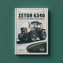 Zetor 6340 Turbo Tractor Service Repair Workshop Manual PDF