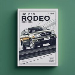 2003-2008 Holden Rodeo Service Repair Workshop Manual PDF