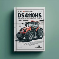 Kioti Daedong DS4110 DS4110HS DS4510 DS4510HS Tractor Service Repair Workshop Manual PDF