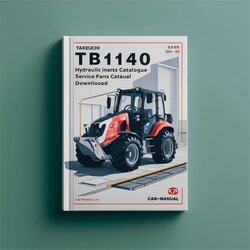 Takeuchi TB1140 Hydraulic Excavator (sn: 51420001 Up) Parts Catalog PDF