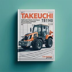 Takeuchi TB1140 Hydraulic Excavator (sn: 51400005 Up) Parts Catalog PDF