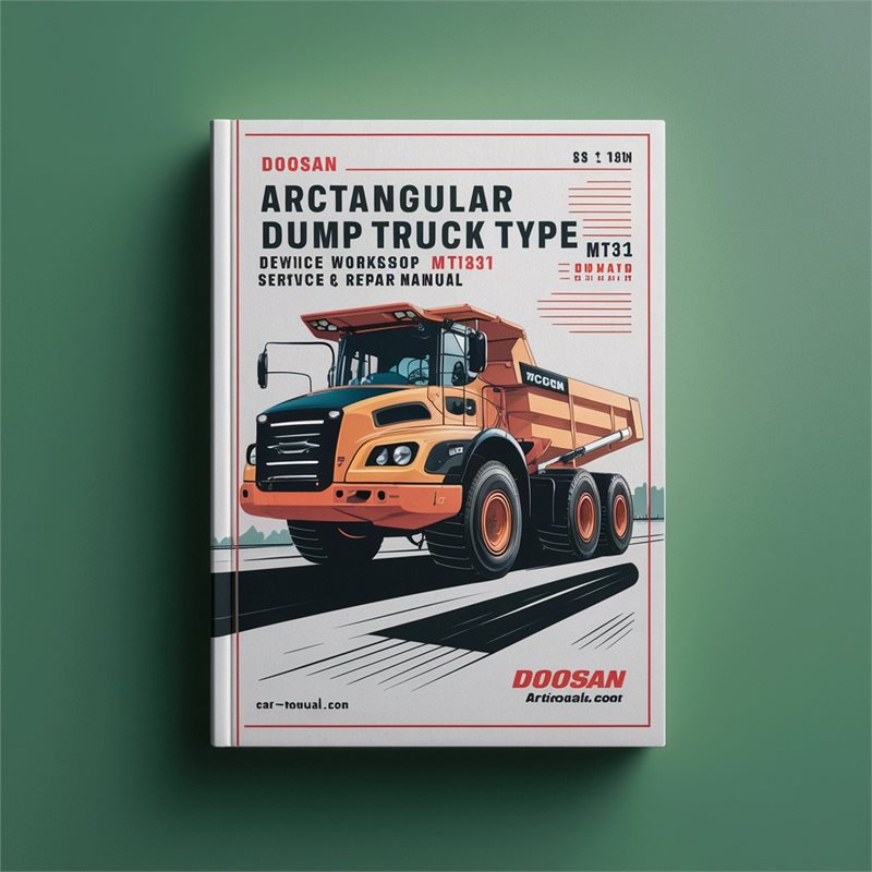 Moxy Doosan Articulated Dump Truck Type MT26 MT31 Service Repair Workshop Manual PDF