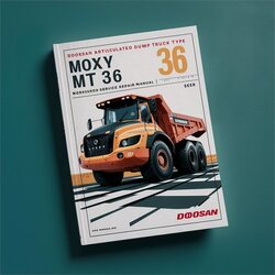 Moxy Doosan Articulated Dump Truck Type MT36 Service Repair Workshop Manual PDF