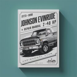 1973-1990 Johnson Evinrude 2-40 Hp Service Repair Workshop Manual PDF