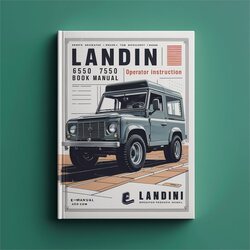 Landini 6550 7550 8550 Operator Instruction Book Service Repair Workshop Manual PDF