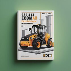 JCB 930-4 T4 Ecomax Forklift (sn: 02363578-02365578) Parts Catalog PDF