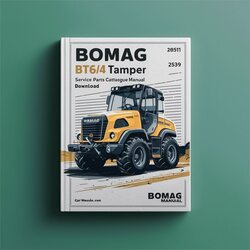 Bomag Bt65/4 Tamper Sn101540534887-101540539999 Parts Catalog PDF