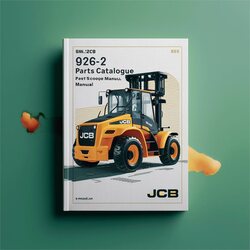 JCB 926-2 LE Forklift (sn: 00660300-00664999 00822000-00823755) Parts Catalog PDF