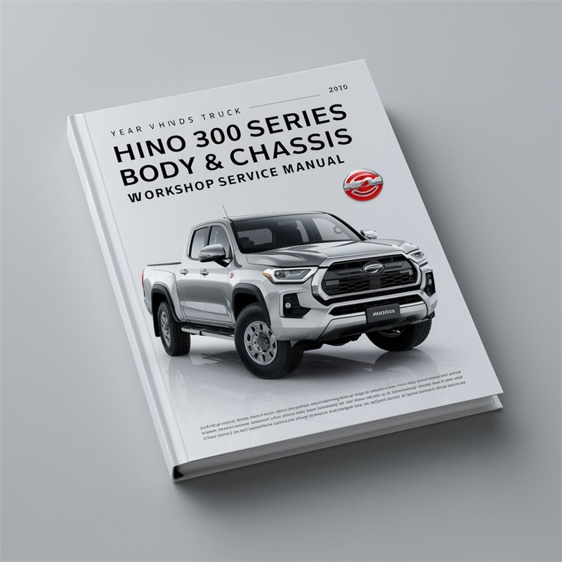 Hino 300 Series Truck Body Chassis Service Repair Workshop Manual PDF