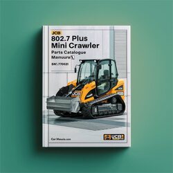 JCB 802.7 Plus Mini Crawler Excavator (sn: 00747084-00747210) Parts Catalog PDF
