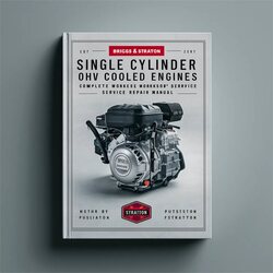 Briggs And Stratton Single Cylinder 276781 OHV Air Cooled Engines Service Repair Workshop Manual PDF