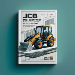 JCB 8052 Midi Excavator Service Repair Workshop Manual PDF