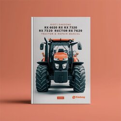 Kioti Daedong RX6020 RX6620 RX7320 RX7620 Tractor Service Repair Workshop Manual PDF