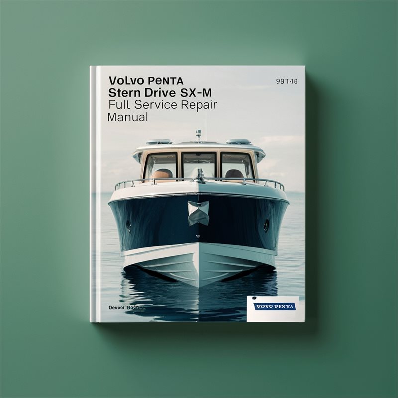 Volvo Penta Stern Drive SX-M Service Repair Workshop Manual PDF