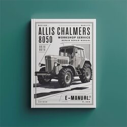 Allis Chalmers 8050 8070 Service Repair Workshop Manual PDF