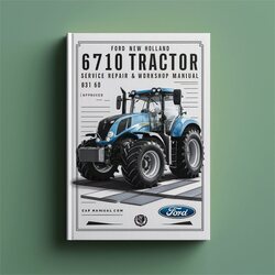Ford New Holland 6710 Tractor -6- Volumes - Improved Service Repair Workshop Manual PDF