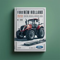 Ford New Holland 7610 Tractor -6- Volumes - Improved Service Repair Workshop Manual PDF