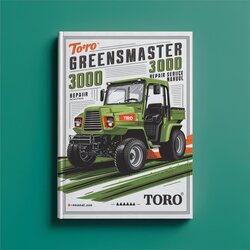Toro Greensmaster 3000 3000D Service Repair Workshop Manual PDF