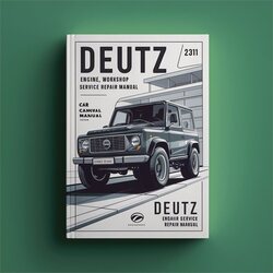 2011 Deutz F3L Engine Service Repair Workshop Manual PDF