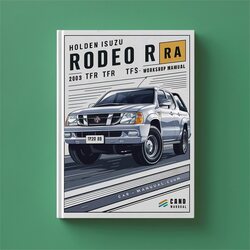 2003-2008 Holden Rodeo Isuzu RA TFR TFS Service Repair Workshop Manual PDF