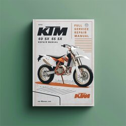 2002 KTM 60 SX 65 Service Repair Workshop Manual PDF